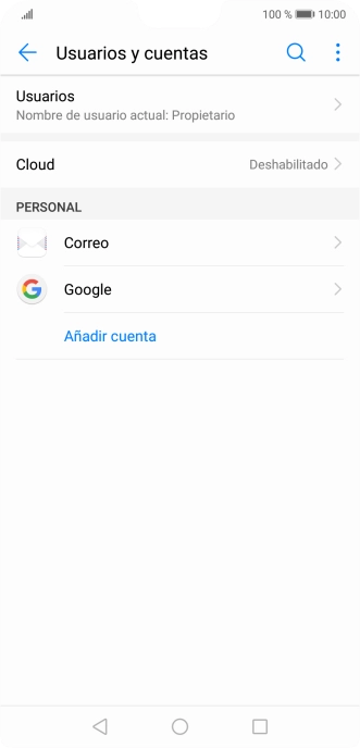 Pulsa el icono de menú. Pulsa el icono de menú.