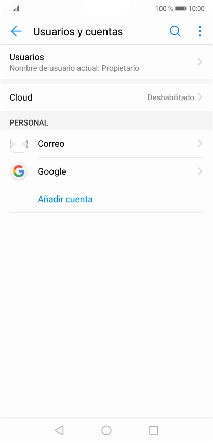 Pulsa el icono de menú. Pulsa el icono de menú.
