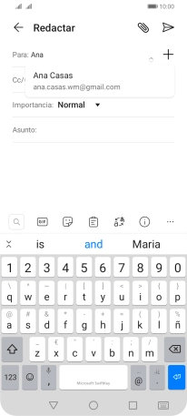 Pulsa el contacto deseado. Pulsa el contacto deseado.