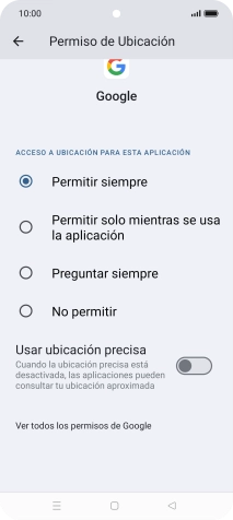 Pulsa el ajuste deseado. Pulsa el ajuste deseado.