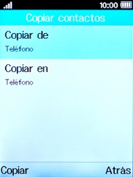 Selecciona Copiar de. Selecciona Copiar de.