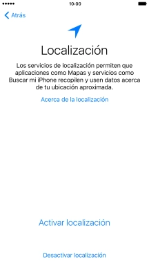 Pulsa Activar localización para activar la función. Pulsa Activar localización para activar la función.