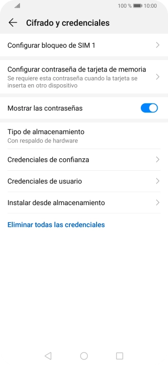 Pulsa Configurar bloqueo de SIM. Pulsa Configurar bloqueo de SIM.