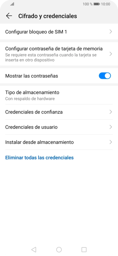 Pulsa Configurar bloqueo de SIM. Pulsa Configurar bloqueo de SIM.