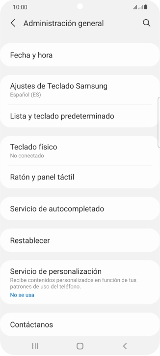 Pulsa Restablecer.