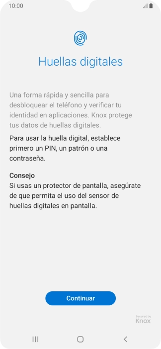 Pulsa Continuar. Pulsa Continuar.