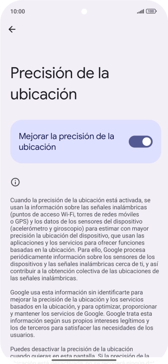 Si pulsas el indicador junto a Si pulsas el indicador junto a