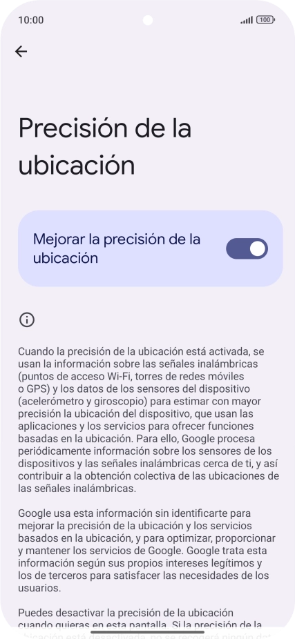 Si pulsas el indicador junto a Si pulsas el indicador junto a