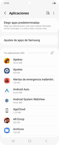Pulsa la app deseada. Pulsa la app deseada.