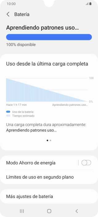 Pulsa el indicador junto al modo de ahorro de energía deseado para activar la función. Pulsa el indicador junto al modo de ahorro de energía deseado para activar la función.