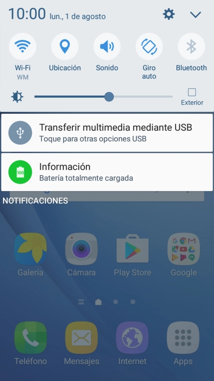 Pulsa el icono de ajustes.