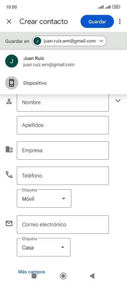 Pulsa Dispositivo. Pulsa Dispositivo.