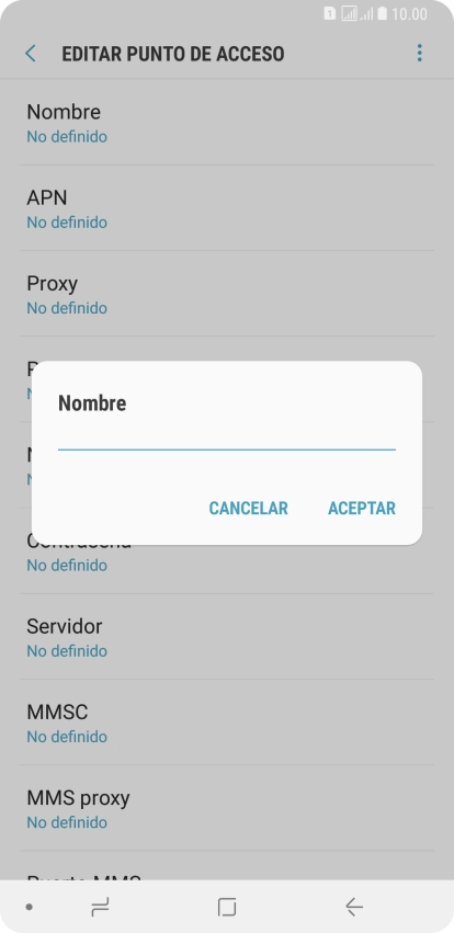 Introduce Vodafone Internet y pulsa ACEPTAR. Introduce Vodafone Internet y pulsa ACEPTAR.