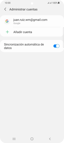 Pulsa la cuenta deseada. Pulsa la cuenta deseada.