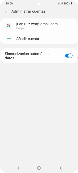 Pulsa la cuenta deseada. Pulsa la cuenta deseada.