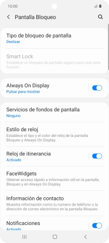 Pulsa Tipo de bloqueo de pantalla. Pulsa Tipo de bloqueo de pantalla.
