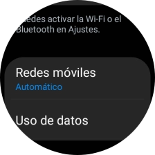 Pulsa Redes móviles. Pulsa Redes móviles.