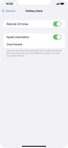 Desliza el dedo hacia arriba desde la parte inferior de la pantalla para terminar y volver a la pantalla de inicio.