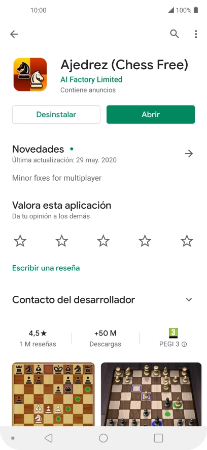 Pulsa Desinstalar. Pulsa Desinstalar.