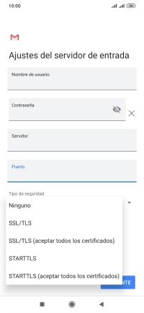 Pulsa Ninguno.