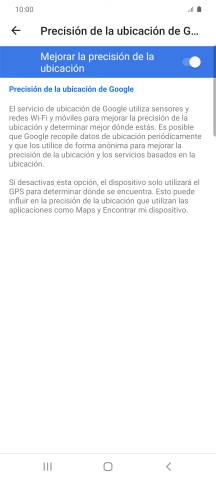 Pulsa el indicador junto a 