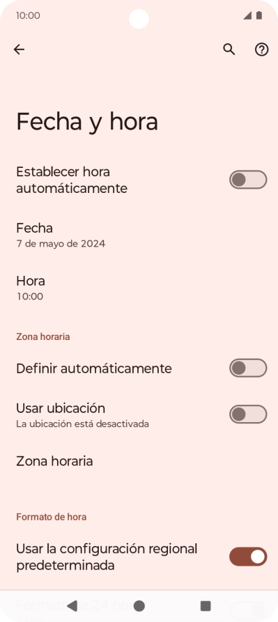 Pulsa el indicador junto a Pulsa el indicador junto a