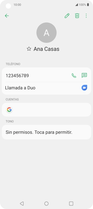 Pulsa el número de teléfono. Pulsa el número de teléfono.