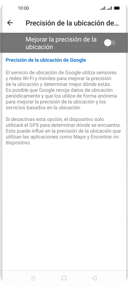 Si pulsas el indicador junto a Si pulsas el indicador junto a