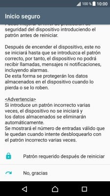 Pulsa el ajuste deseado.