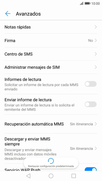 Pulsa Centro de SMS. Pulsa Centro de SMS.