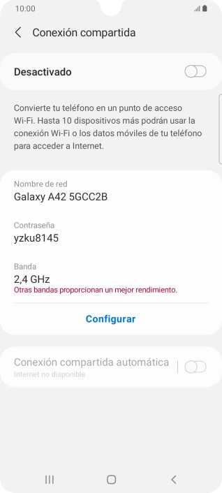 Pulsa Configurar. Pulsa Configurar.