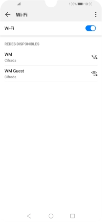 Pulsa la red wifi deseada. Pulsa la red wifi deseada.