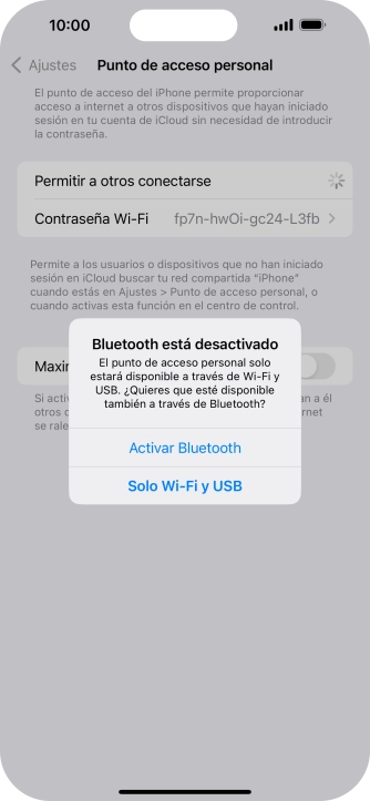 Si la función de wifi está activada, pulsa Solo Wi-Fi y USB. Si la función de wifi está activada, pulsa Solo Wi-Fi y USB.