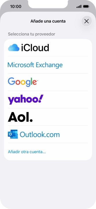 Pulsa Añadir otra cuenta.... Pulsa Añadir otra cuenta....