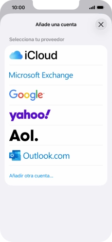 Pulsa Añadir otra cuenta.... Pulsa Añadir otra cuenta....