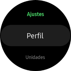 Pulsa Perfil y sigue las indicaciones de la pantalla para crear un perfil de usuario. Pulsa Perfil y sigue las indicaciones de la pantalla para crear un perfil de usuario.