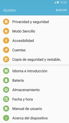 Pulsa Acerca del dispositivo. Pulsa Acerca del dispositivo.