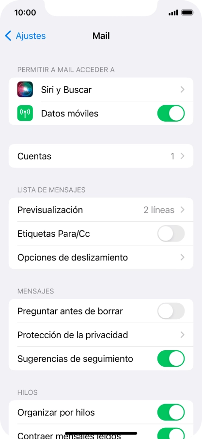 Pulsa Cuentas.