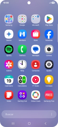 Pulsa Gemini. Si el teléfono lo solicita, sigue las indicaciones de la pantalla para activar la función.
