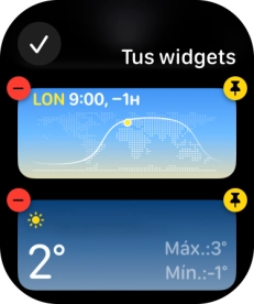 Pulsa el icono de aceptar. Pulsa el icono de aceptar.