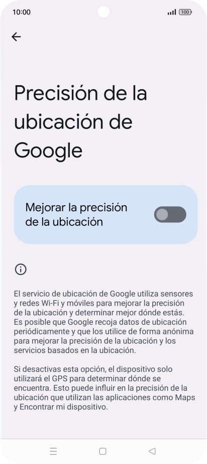 Si pulsas el indicador junto a Si pulsas el indicador junto a