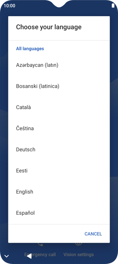 Pulsa el idioma. Pulsa el idioma.