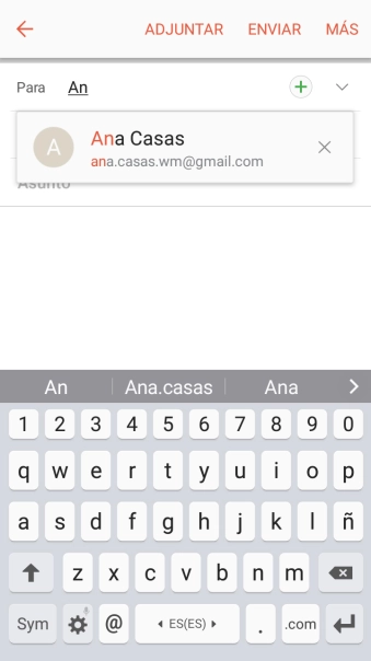 Pulsa el contacto deseado. Pulsa el contacto deseado.
