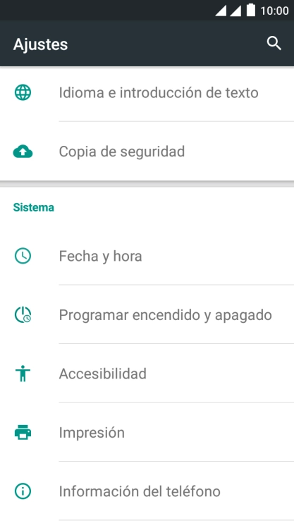 Pulsa Información del teléfono. Pulsa Información del teléfono.