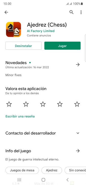 Pulsa Desinstalar. Pulsa Desinstalar.