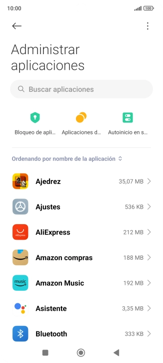 Pulsa la app deseada. Pulsa la app deseada.