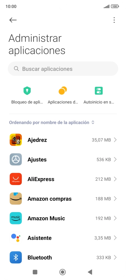 Pulsa la app deseada. Pulsa la app deseada.