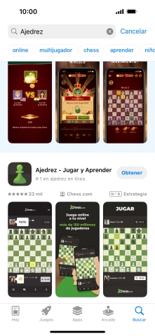 Pulsa la app deseada. Pulsa la app deseada.