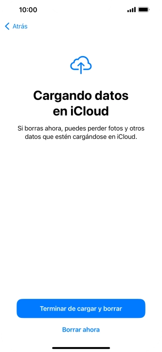 Pulsa el ajuste deseado. Pulsa el ajuste deseado.