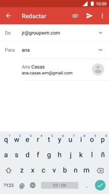 Pulsa el contacto deseado.